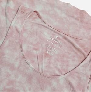 American Eagle Pink Tie-Dye Tank Top